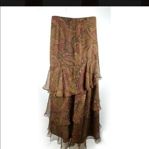 Lauren Ralph Lauren skirt 100% silk.